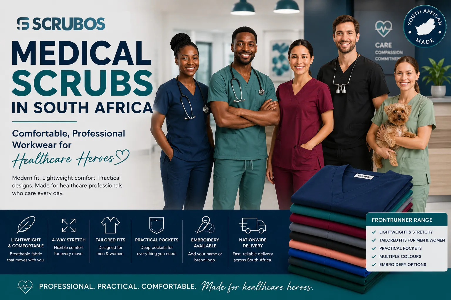 Medical Scrubs in South Africa: Comfortable, Professional Workwear for Healthcare Heroes Medical Scrubs in South Africa: Comfortable, Professional Workwear for Healthcare Heroes