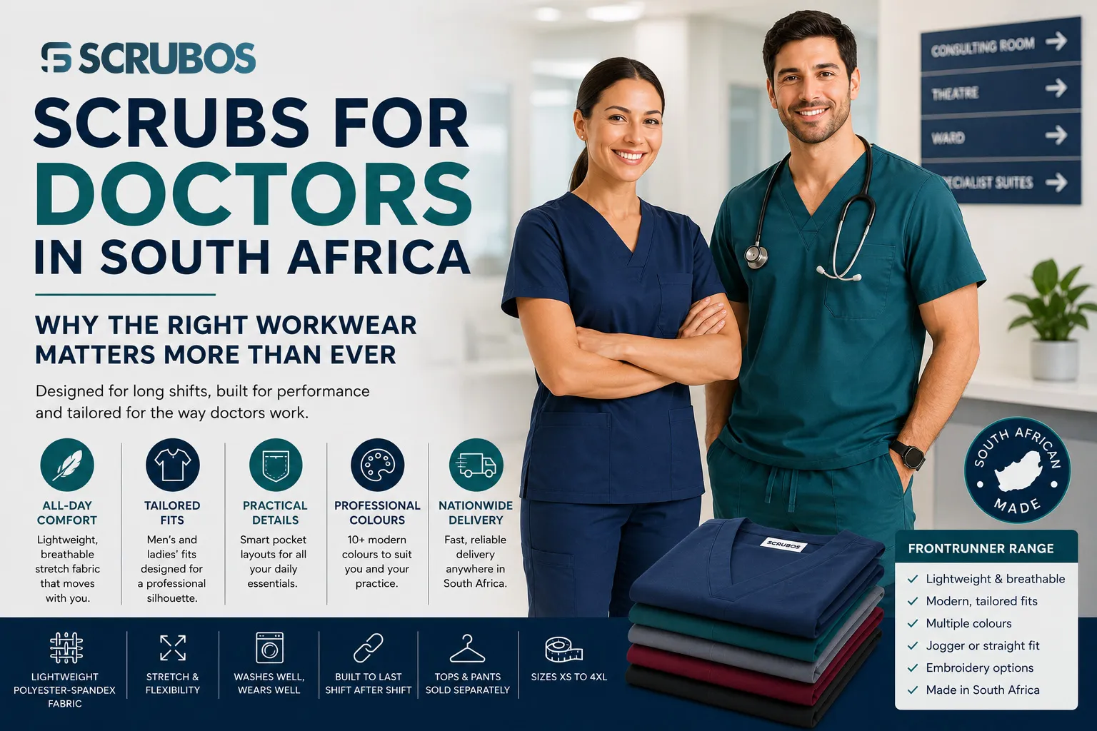 Scrubs for Doctors in South Africa: Why the Right Workwear Matters More Than Ever Scrubs for Doctors in South Africa: Why the Right Workwear Matters More Than Ever